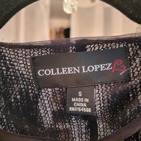 Holiday Colleen Lopez Fancy Fringe Jacket Throw over Cover up - Picture 3 of 4